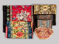 Seven Chinese Embroidered Silk Panels