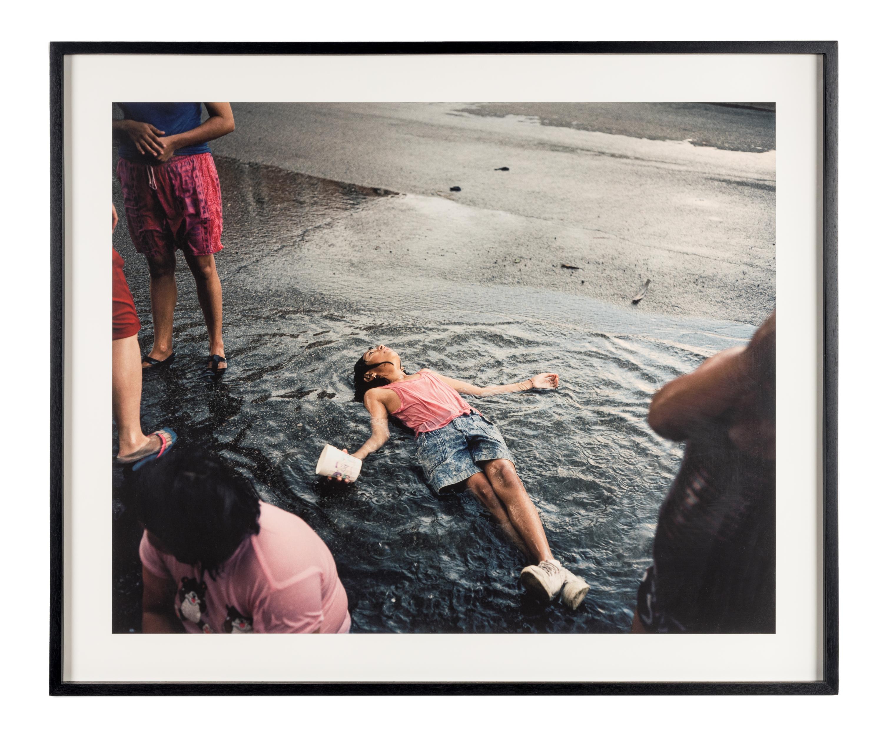 Paul D'Amato (born 1956) Girl in Rain, Chicago, 1991