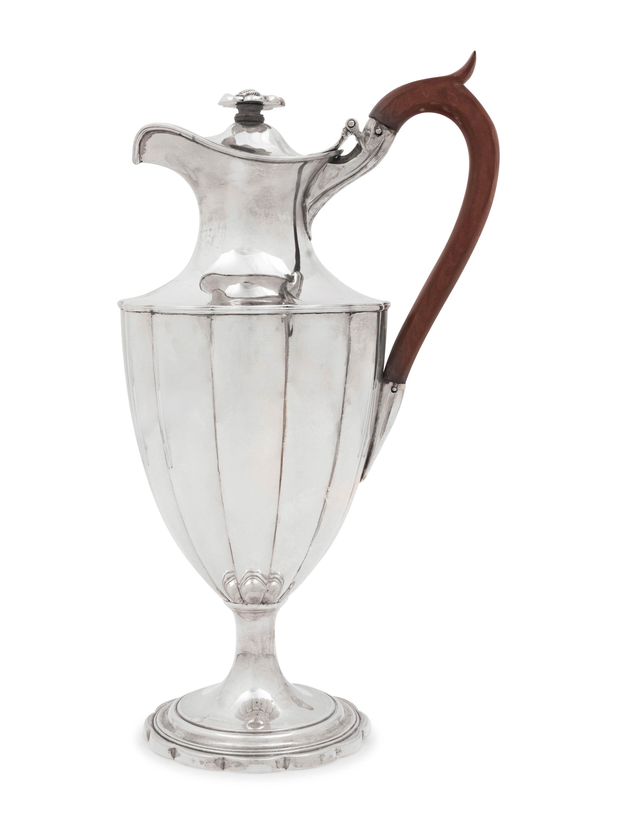 A George III Silver Ewer