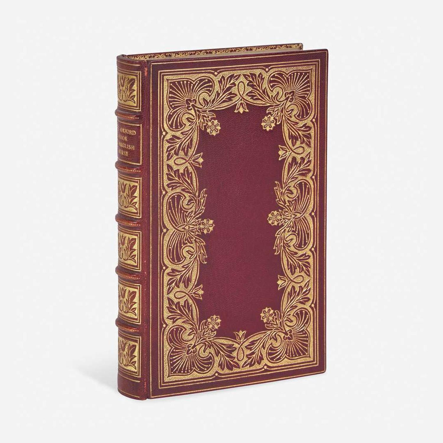 [Fine Bindings] [Riviere] Couch, Arthur Quiller- (editor) The Oxford Book of English Verse, 1250-1900