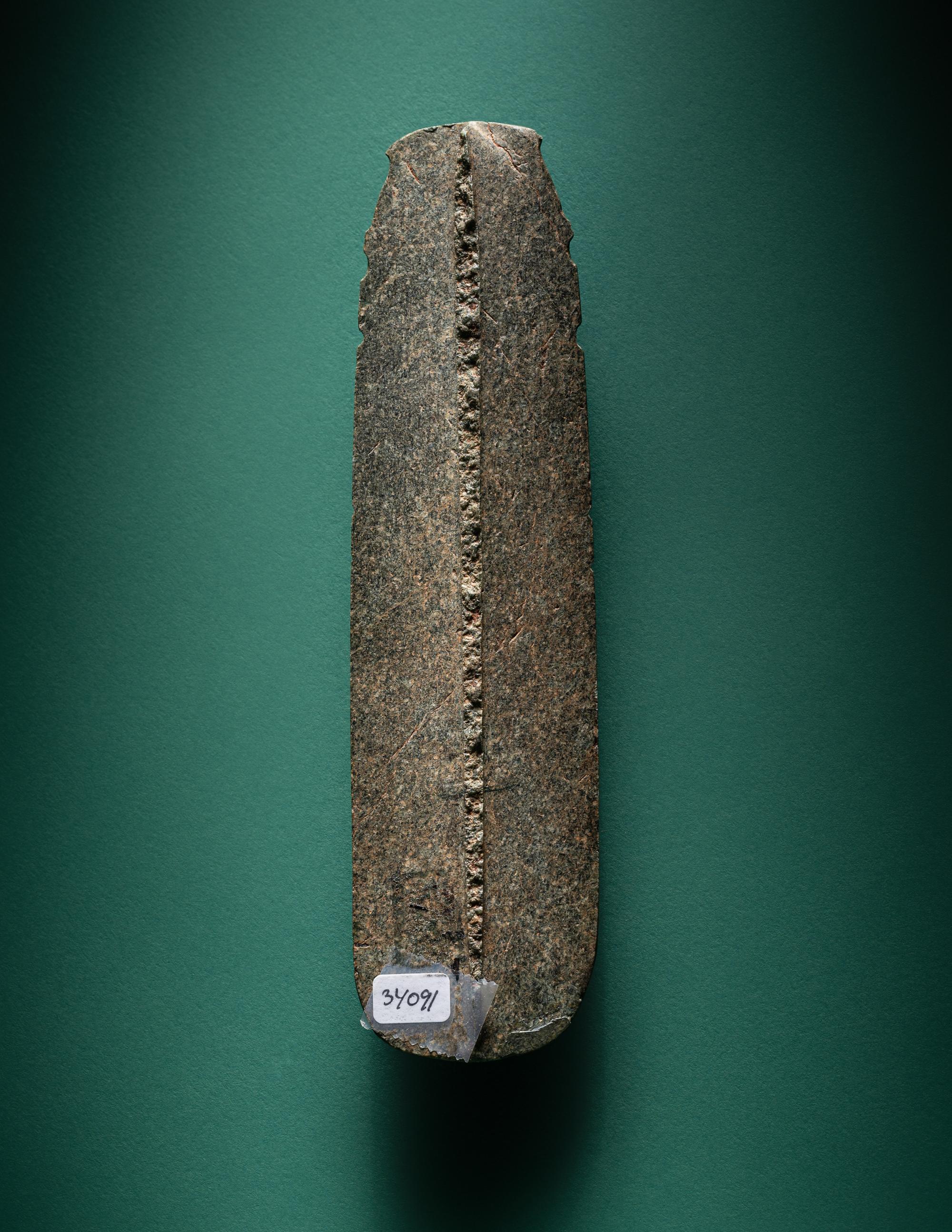A Costa Rican Jade Axe-God Pendent