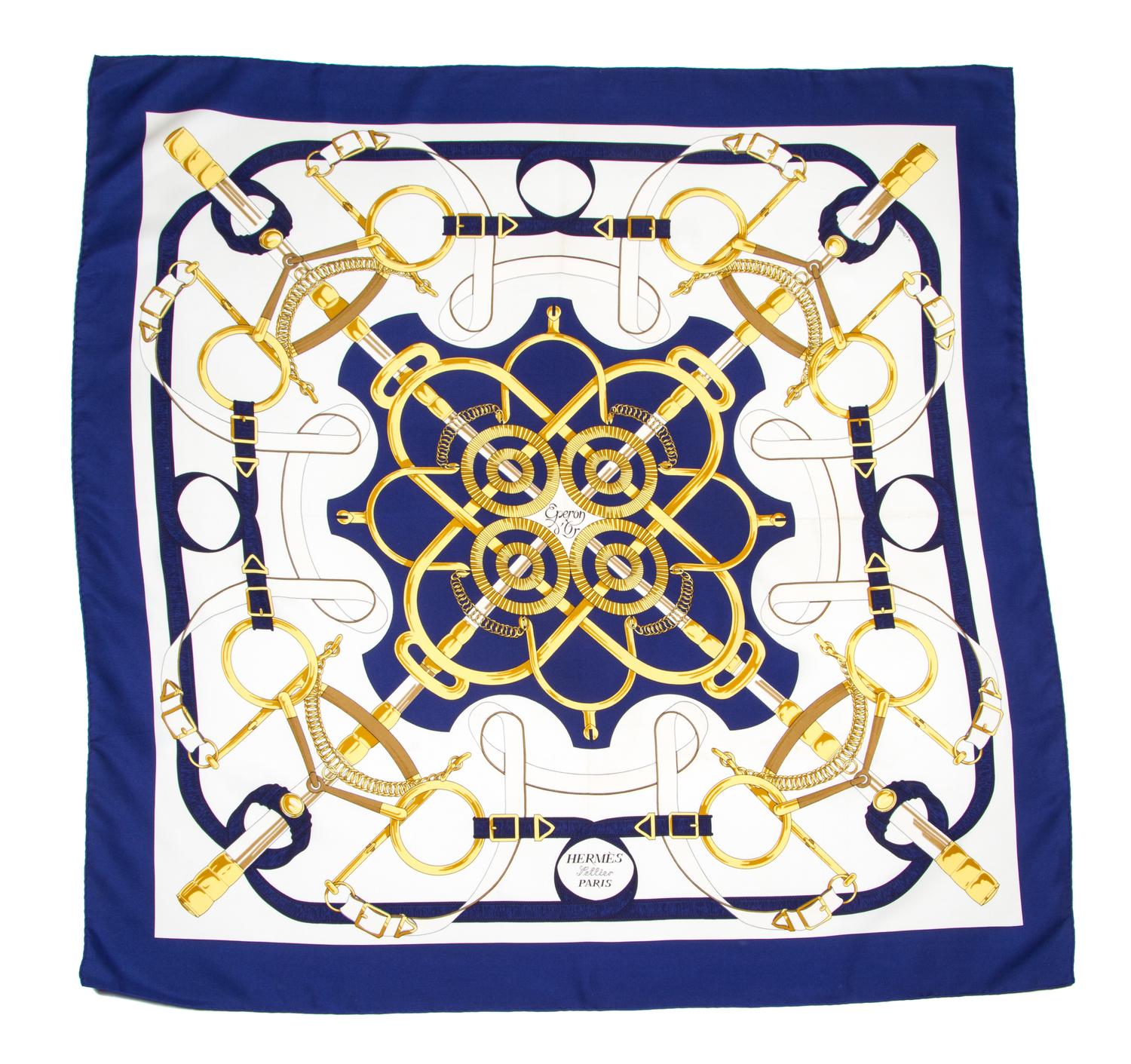 An Hermes 90cm Silk Scarf, 36" x 36".
