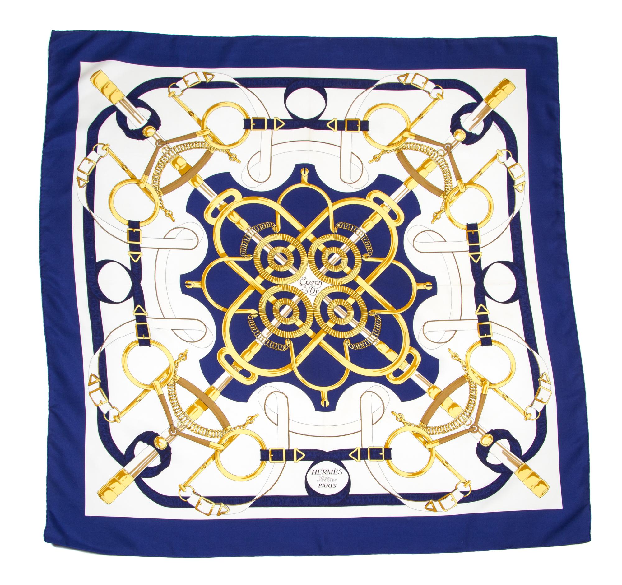 An Hermes 90cm Silk Scarf, 36" x 36".