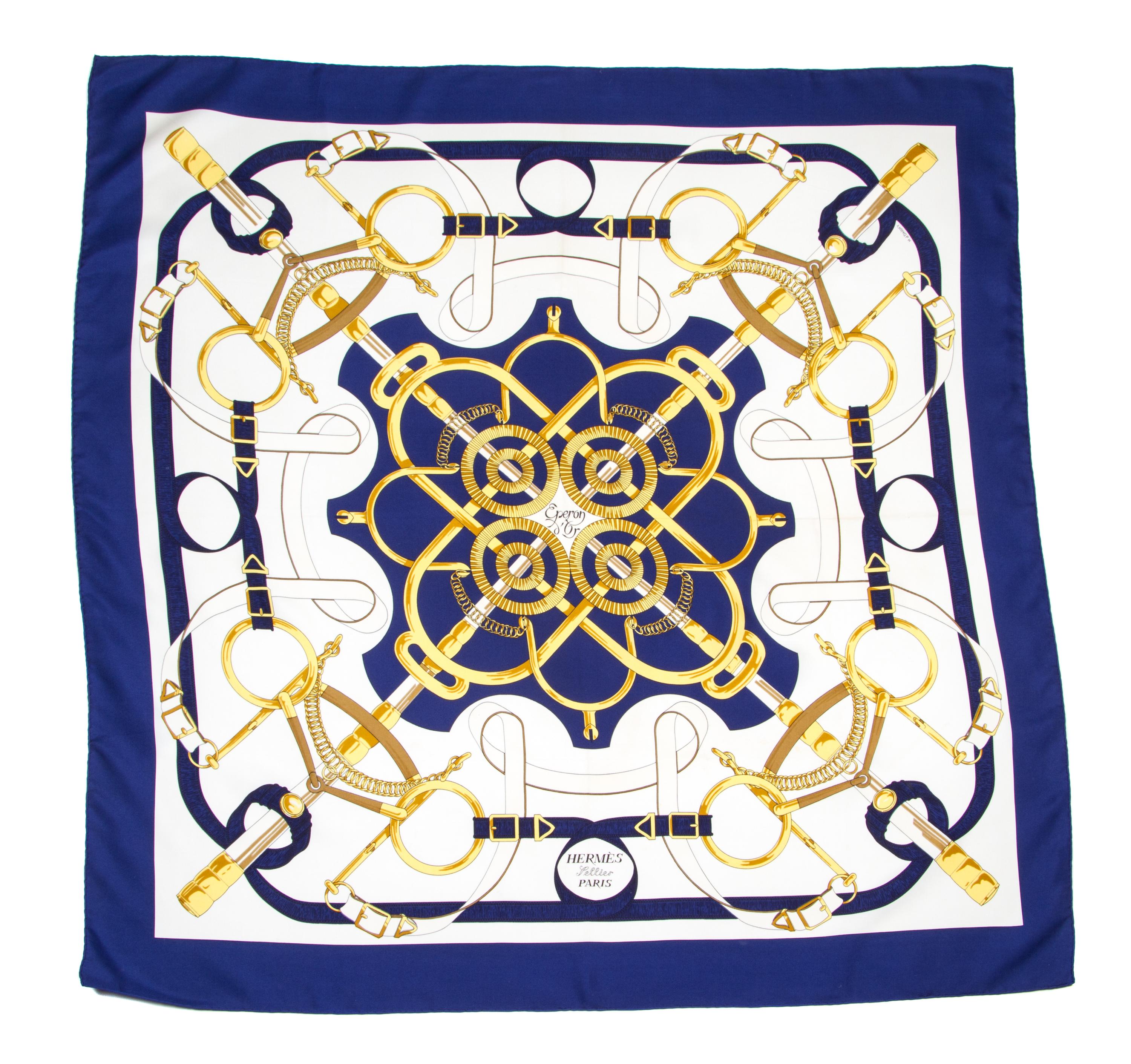 An Hermes 90cm Silk Scarf, 36" x 36".