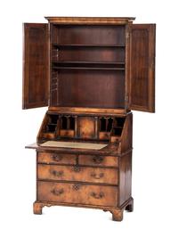 A George I Walnut Secretary Desk