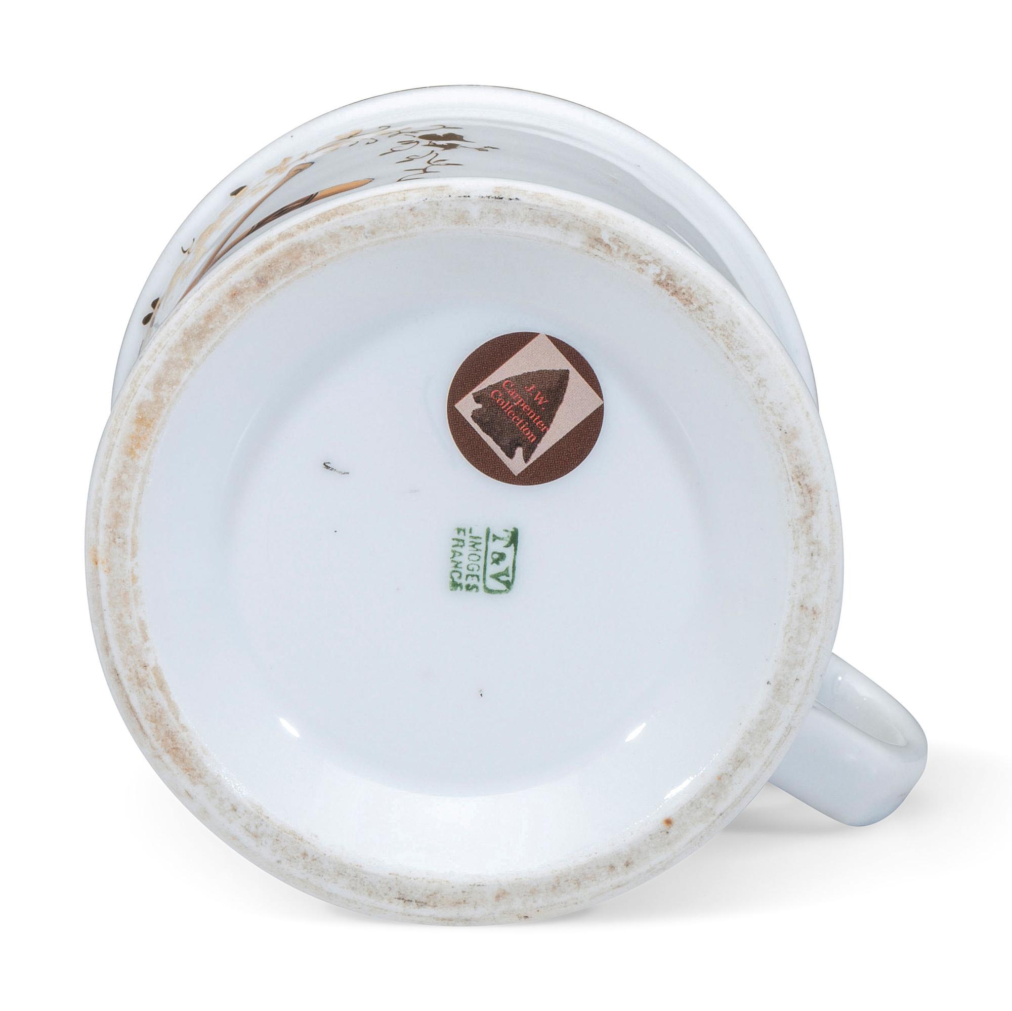 A Porcelain Occupational Shaving Mug Belonging to Baseball Player Bill Steele