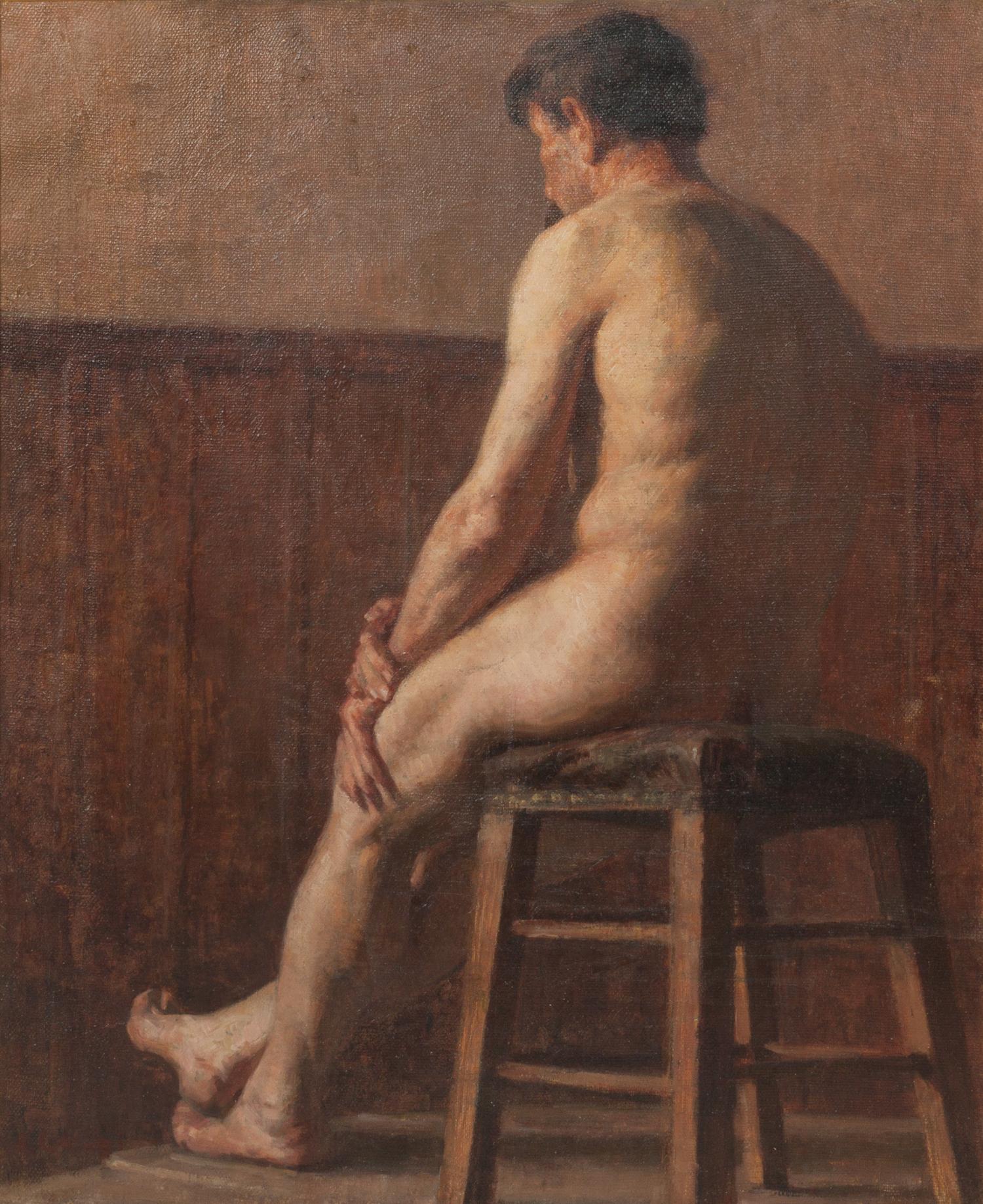 Jean Chapin, (Early 20th century), Seated Nude