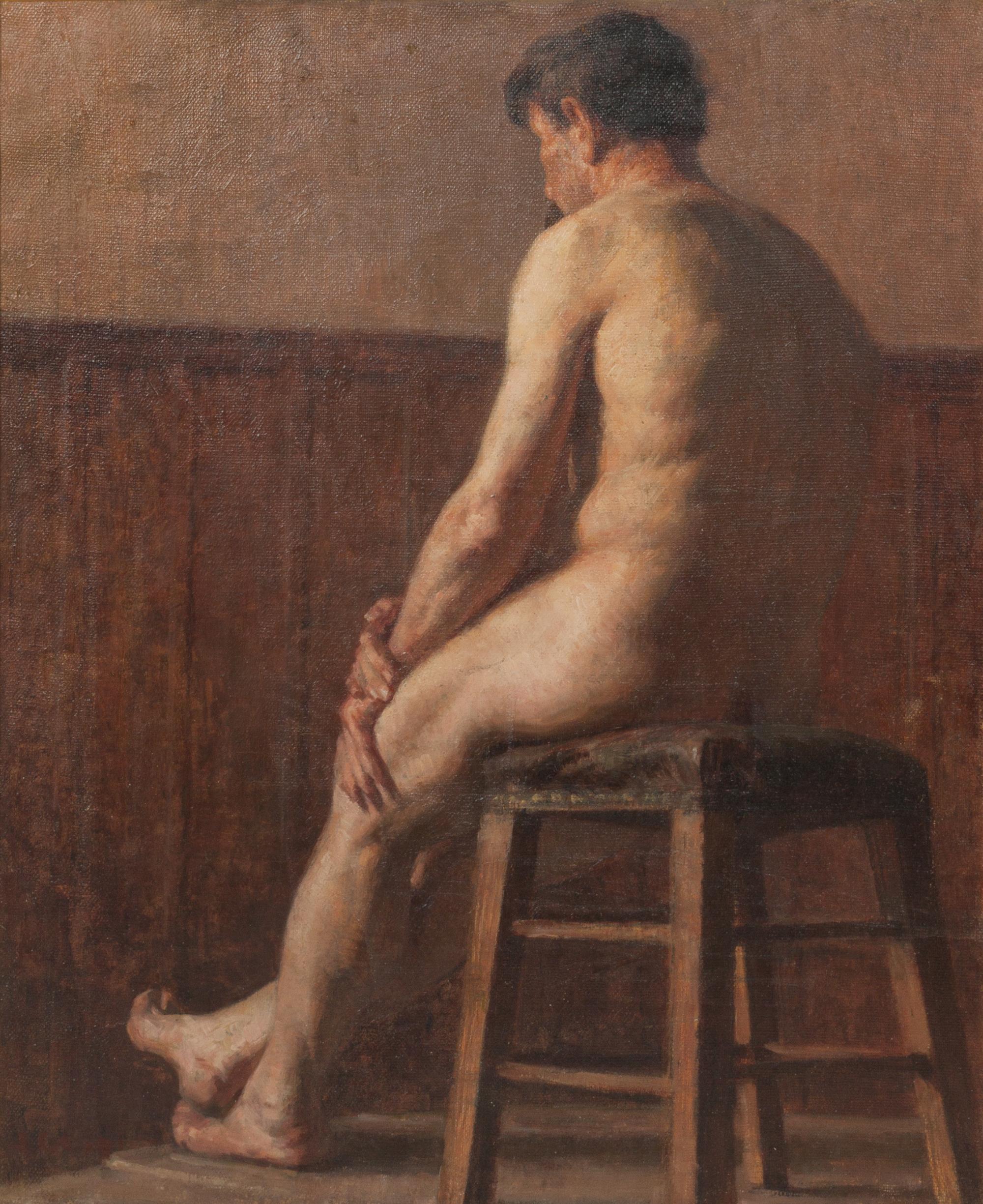 Jean Chapin, (Early 20th century), Seated Nude