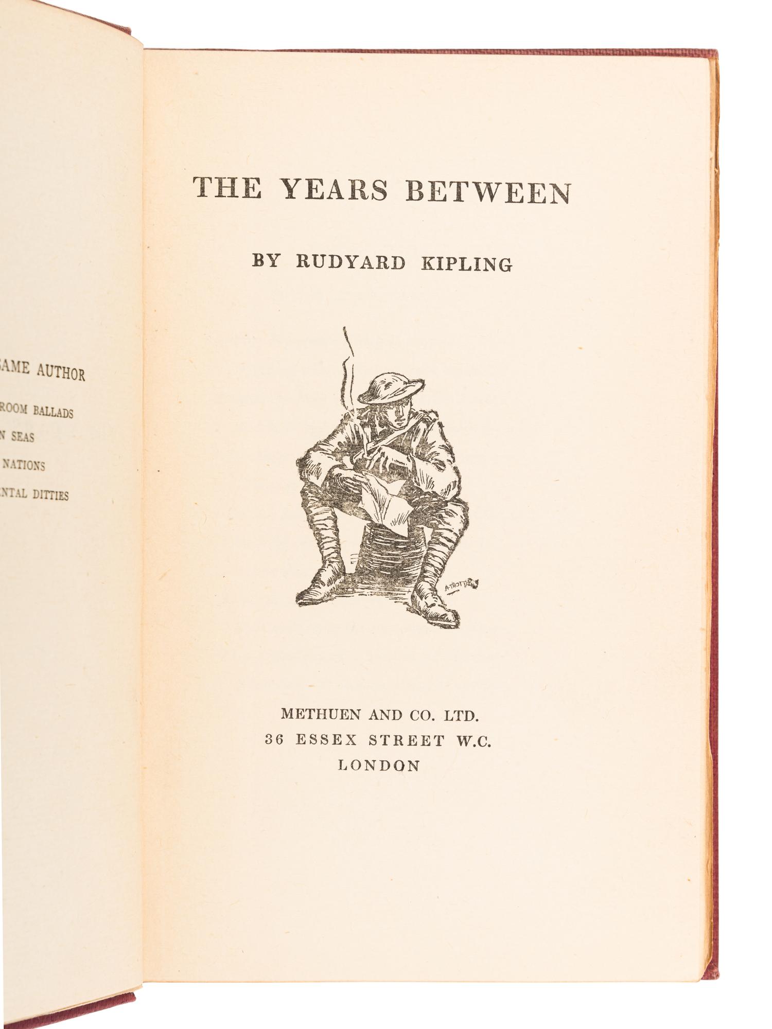 KIPLING, Rudyard (1865-1936). A group of 11 works, including: