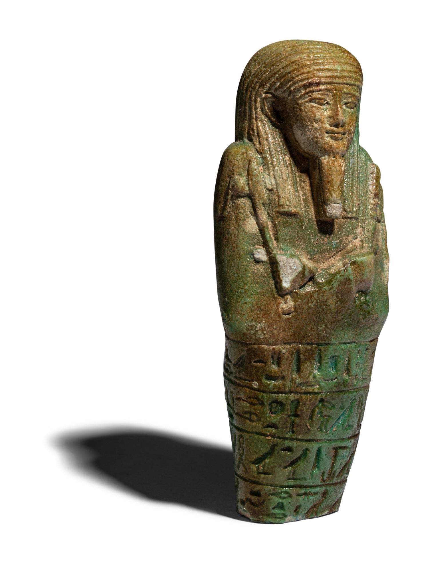 An Egyptian Faience Ushabti