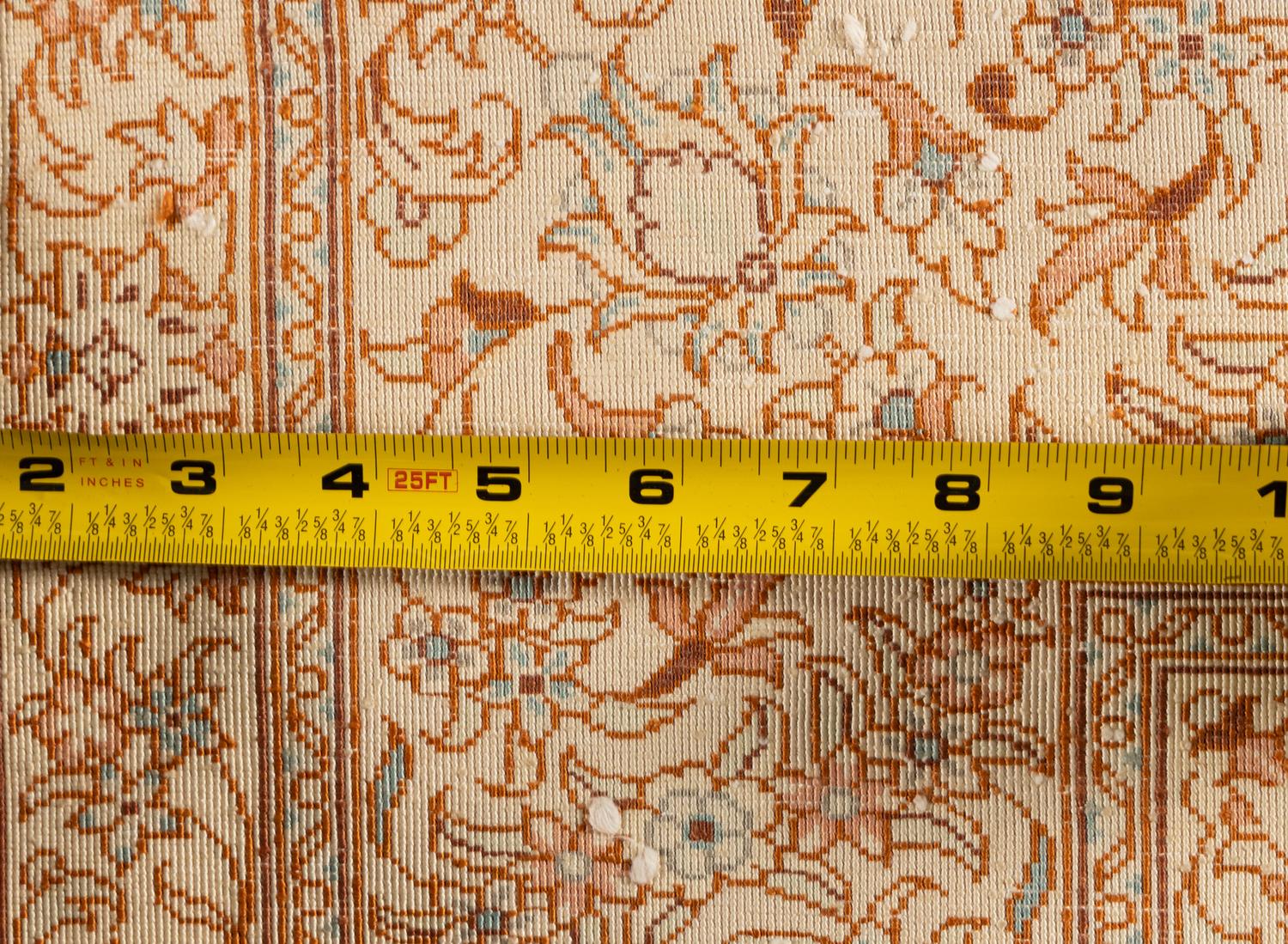 A Nain Silk Rug