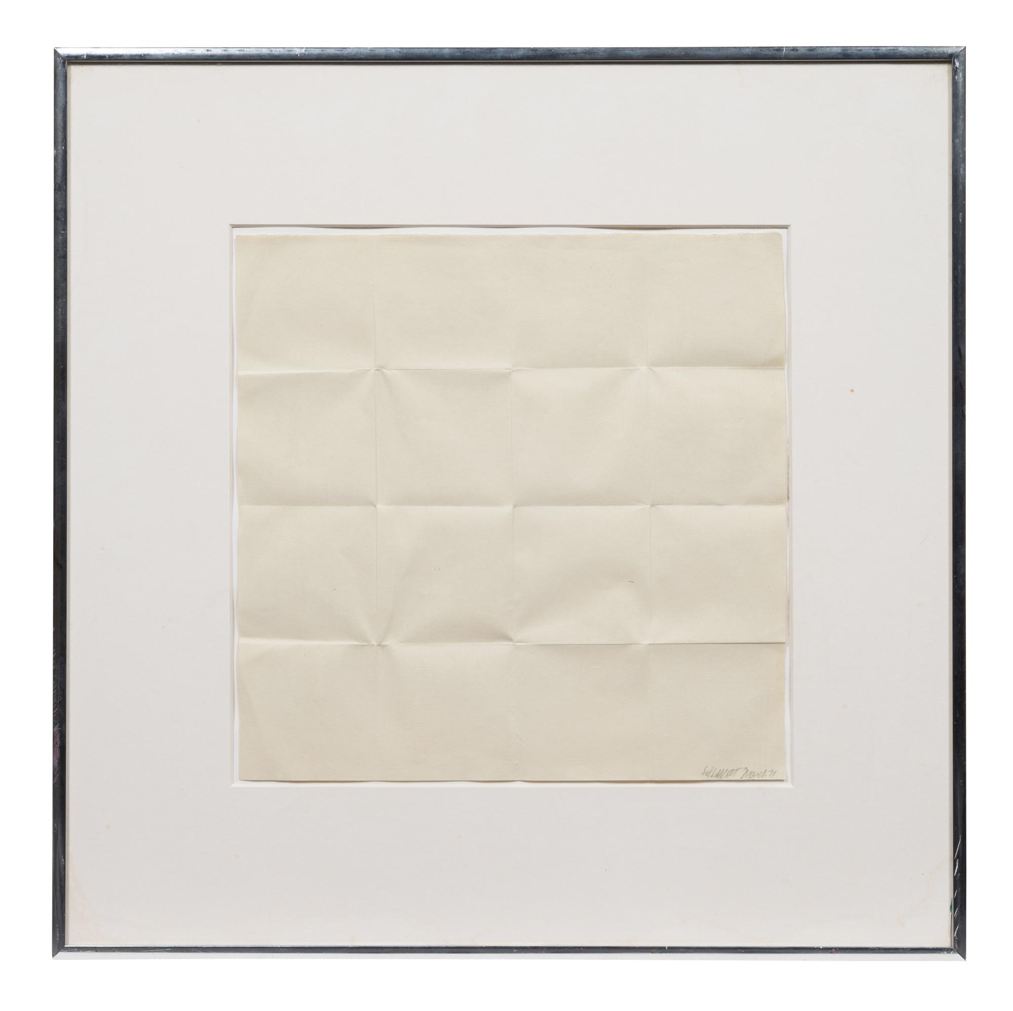 Fold Piece, Sixteen Squares
