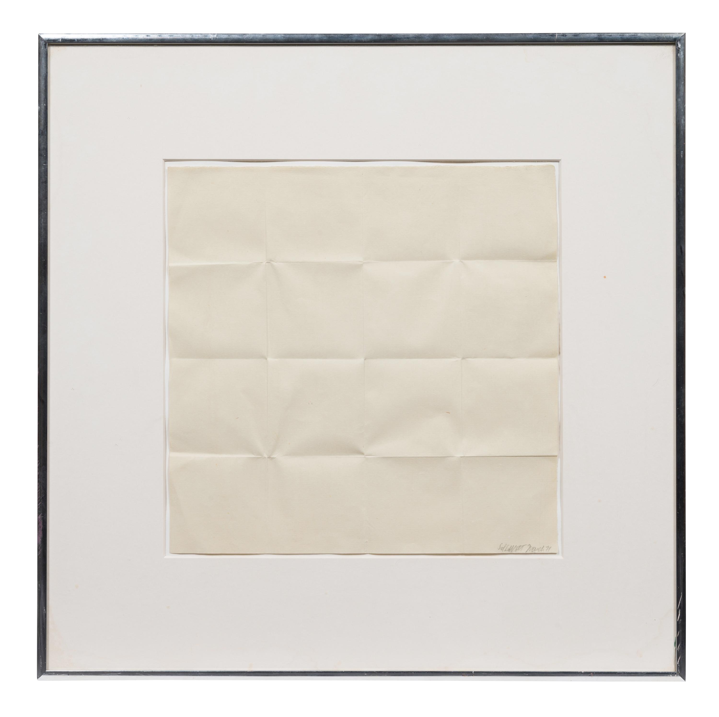 Fold Piece, Sixteen Squares