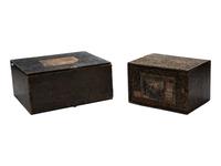 [EARLY PHOTOGRAPHY]. Magic Lantern projector in original box with matching box used to store slides.