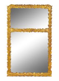 A Continental Giltwood Mirror