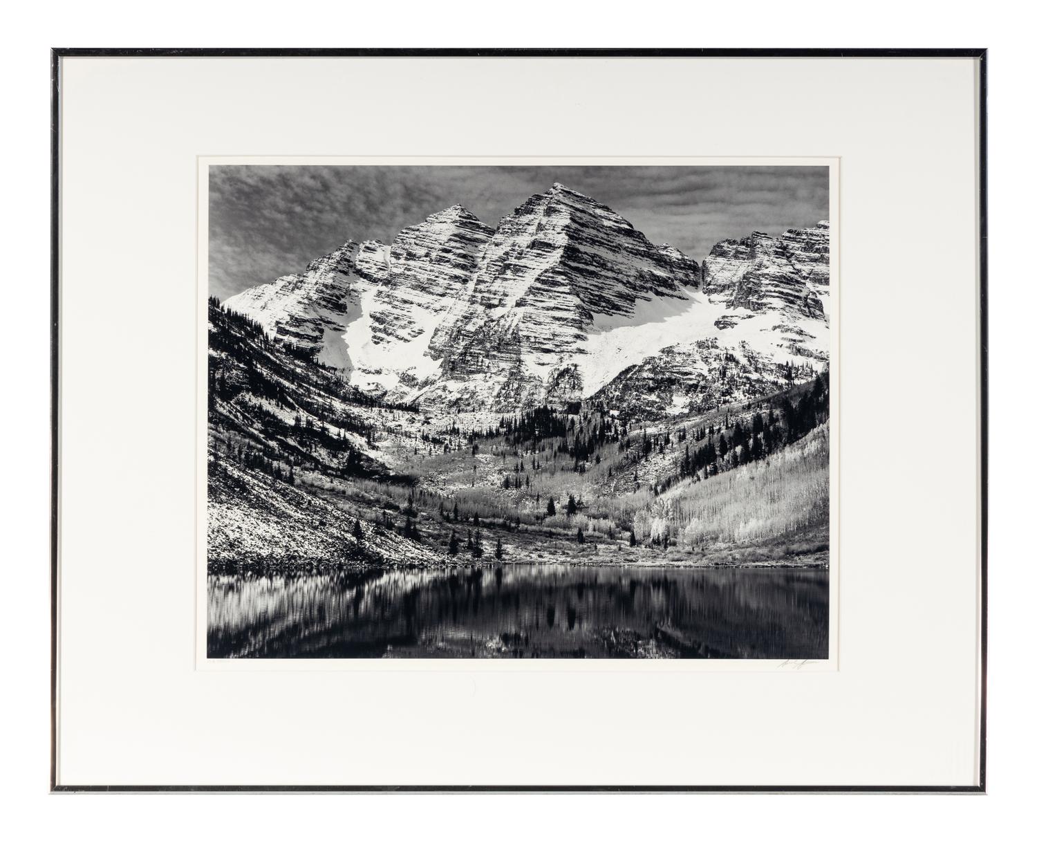 Ansel Adams (1902-1984) Maroon Bells, Near Aspen, Colorado, 1951