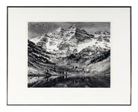 Ansel Adams (1902-1984) Maroon Bells, Near Aspen, Colorado, 1951