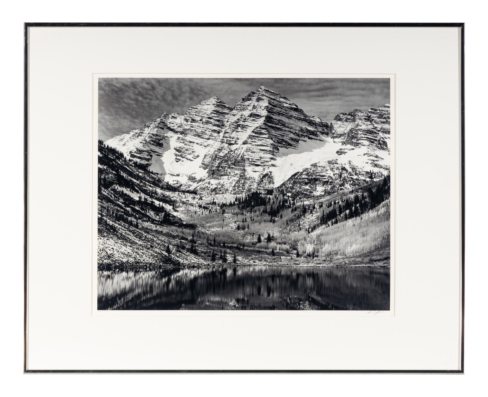 Ansel Adams (1902-1984) Maroon Bells, Near Aspen, Colorado, 1951
