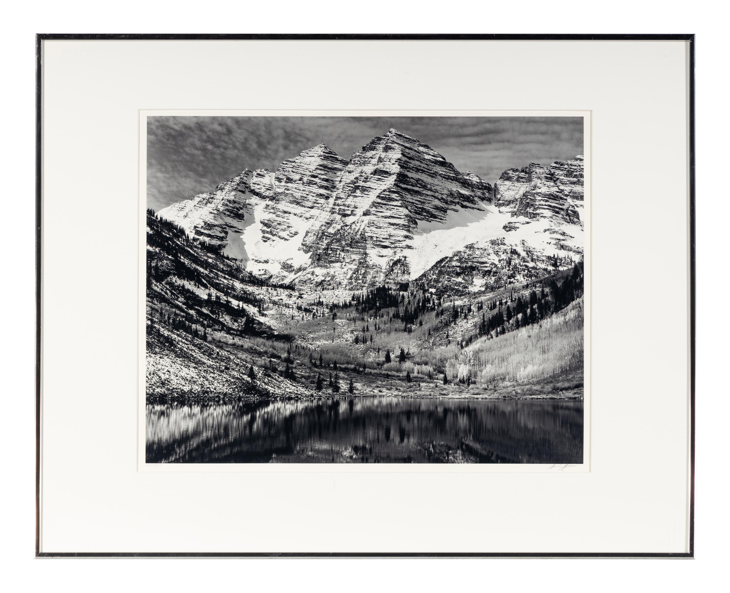 Ansel Adams (1902-1984) Maroon Bells, Near Aspen, Colorado, 1951