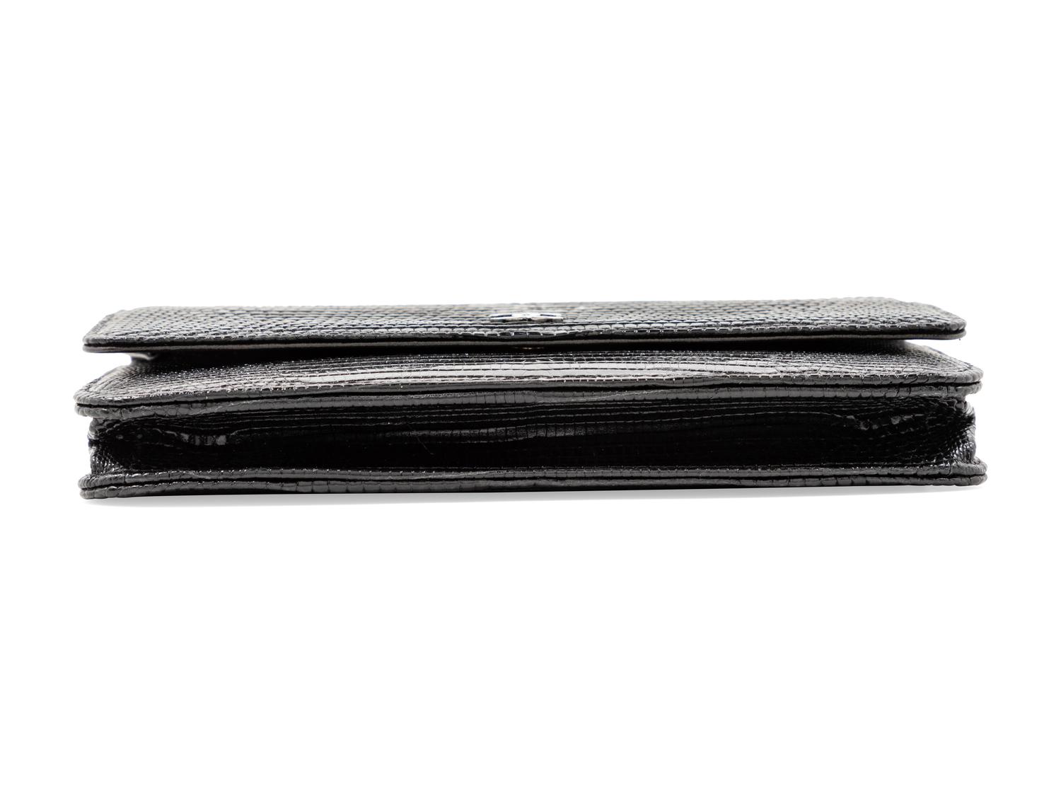 Chanel Lizard Wallet on a Chain, 2015-16
