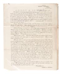 [ILLINOIS]. A group of 5 early Illinois land sale broadsides, comprising: