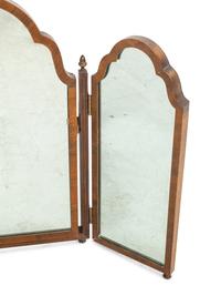 An Edwardian Mahogany Dressing Mirror