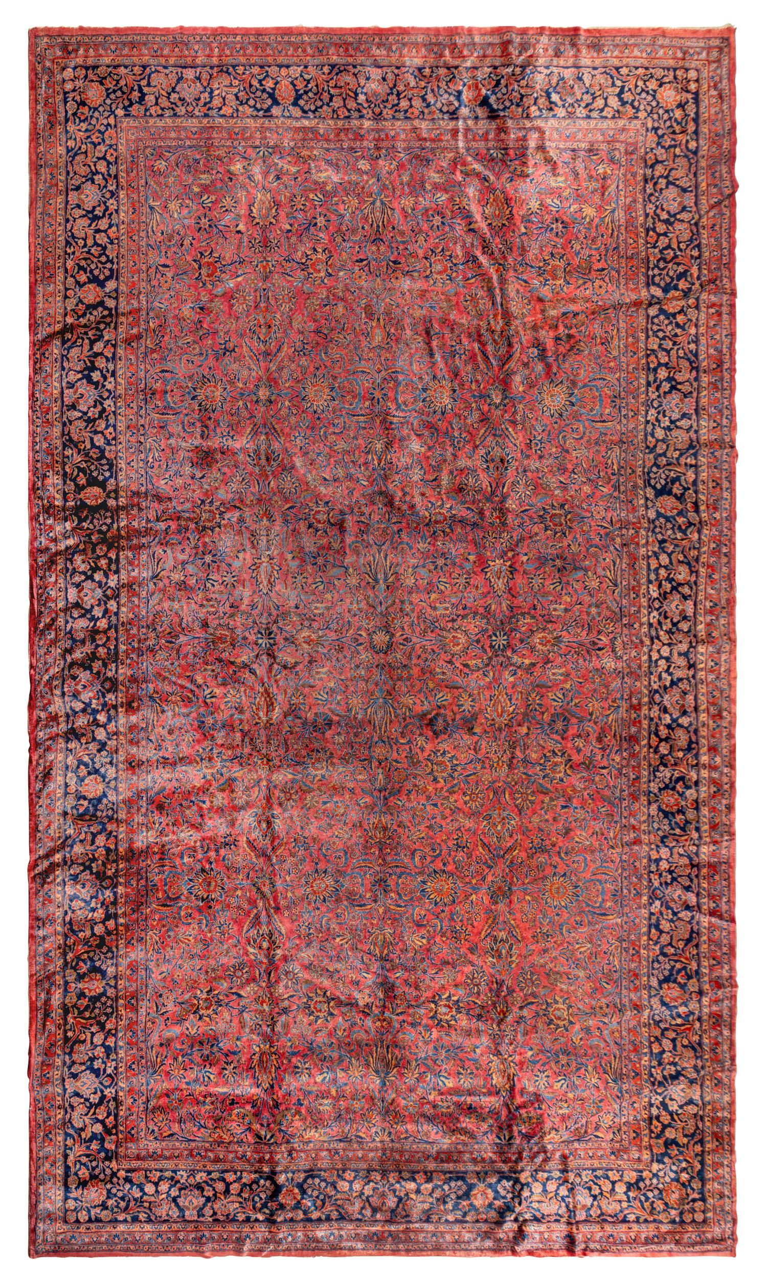 A Kashan Manchester Carpet