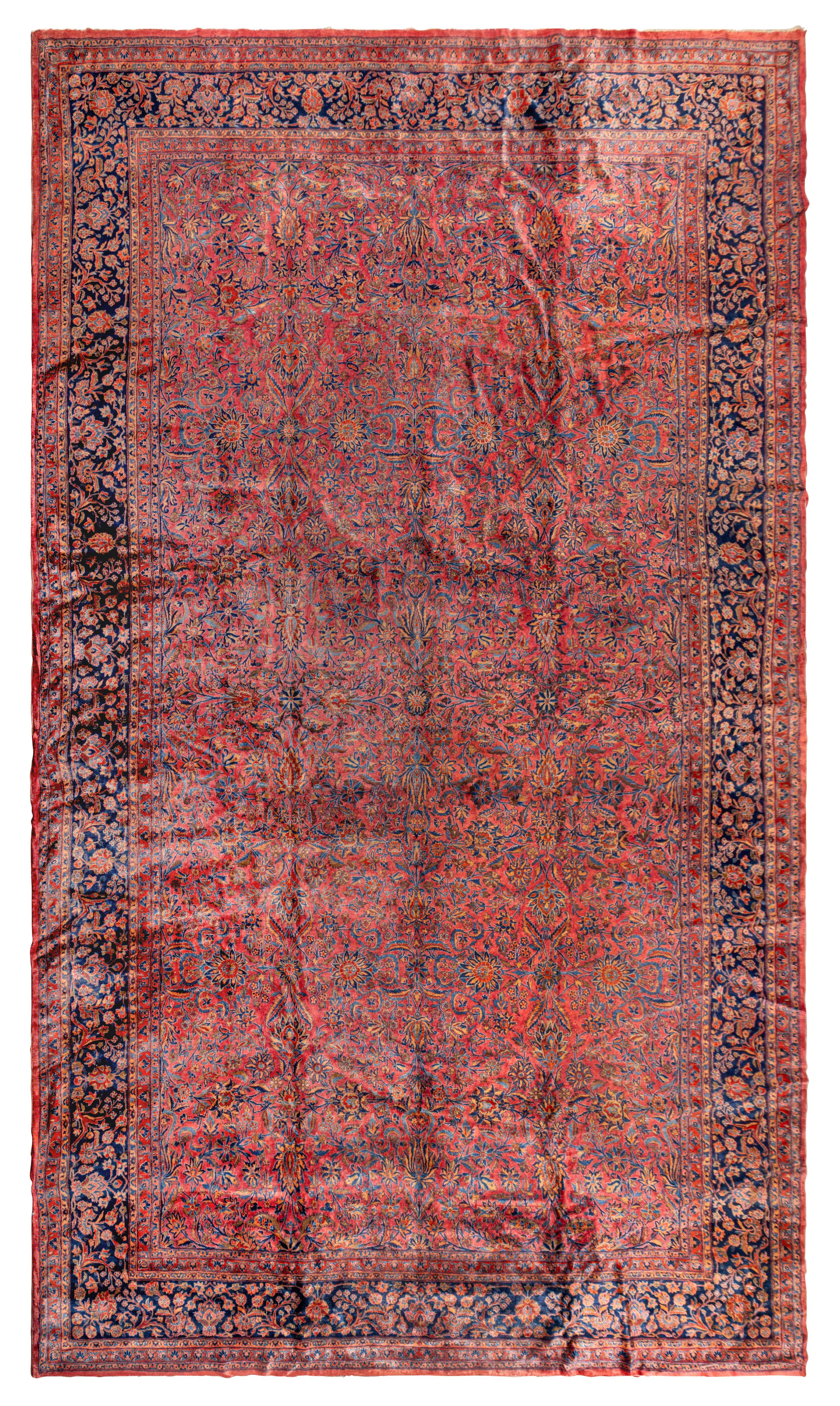 A Kashan Manchester Carpet