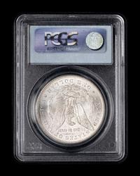 An 1891-CC Morgan $1 (PCGS MS63)