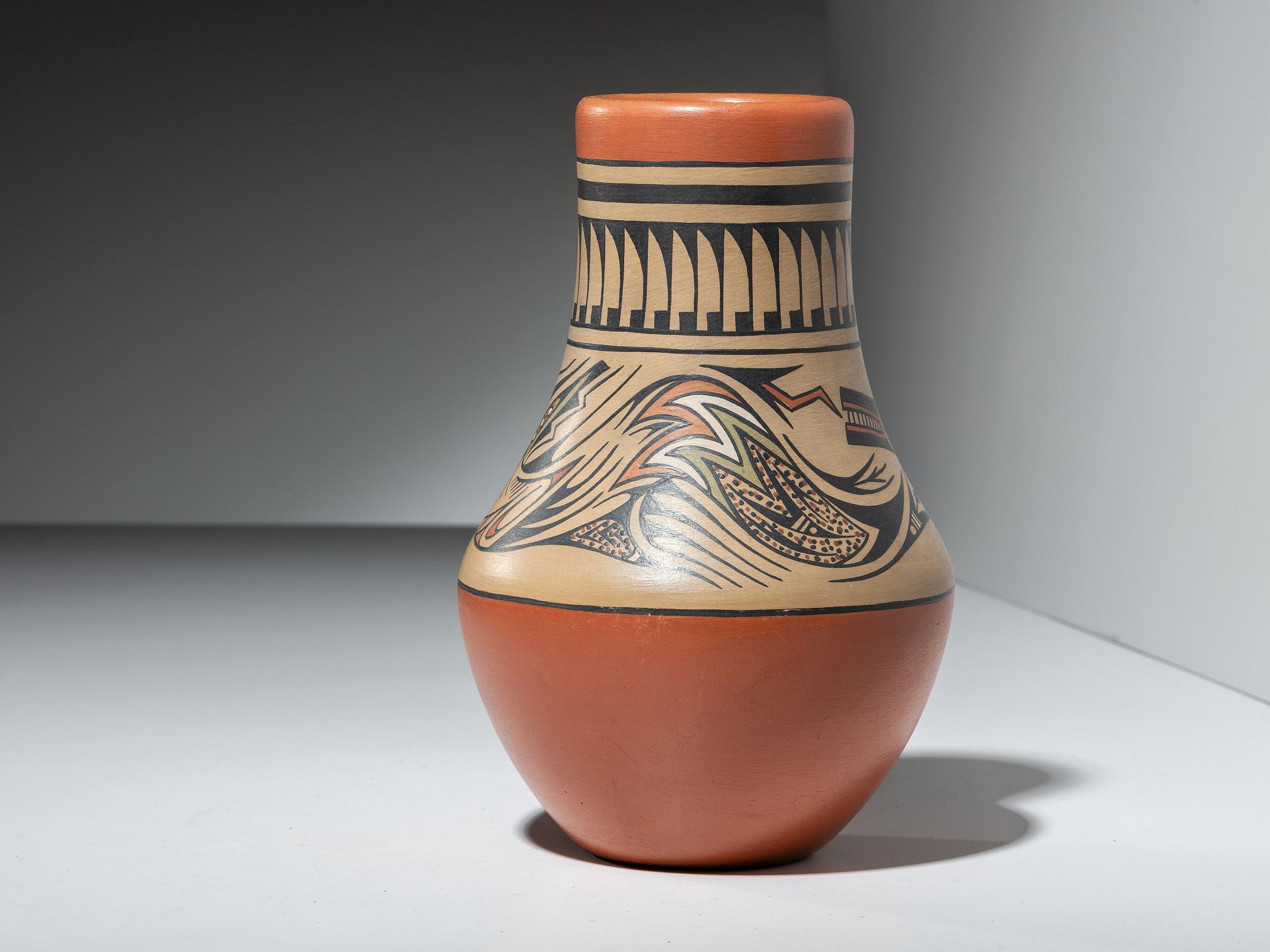 Polychrome Pottery Jar