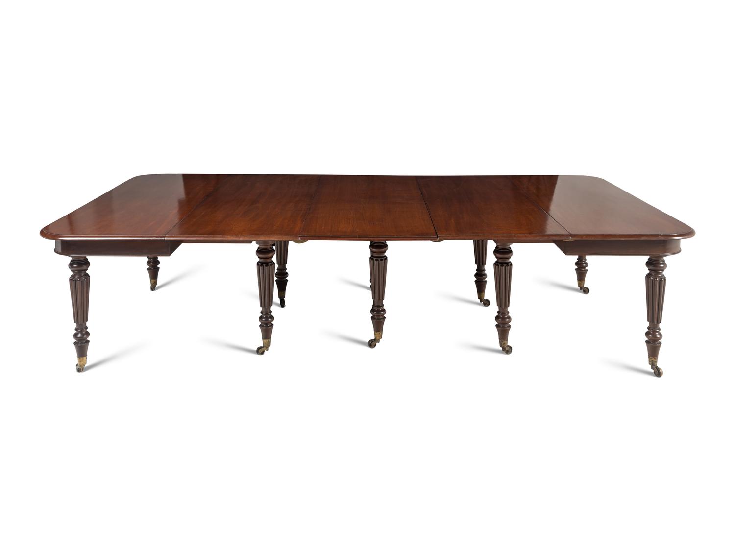A George IV Mahogany Extending Dining Table