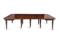 A George IV Mahogany Extending Dining Table
