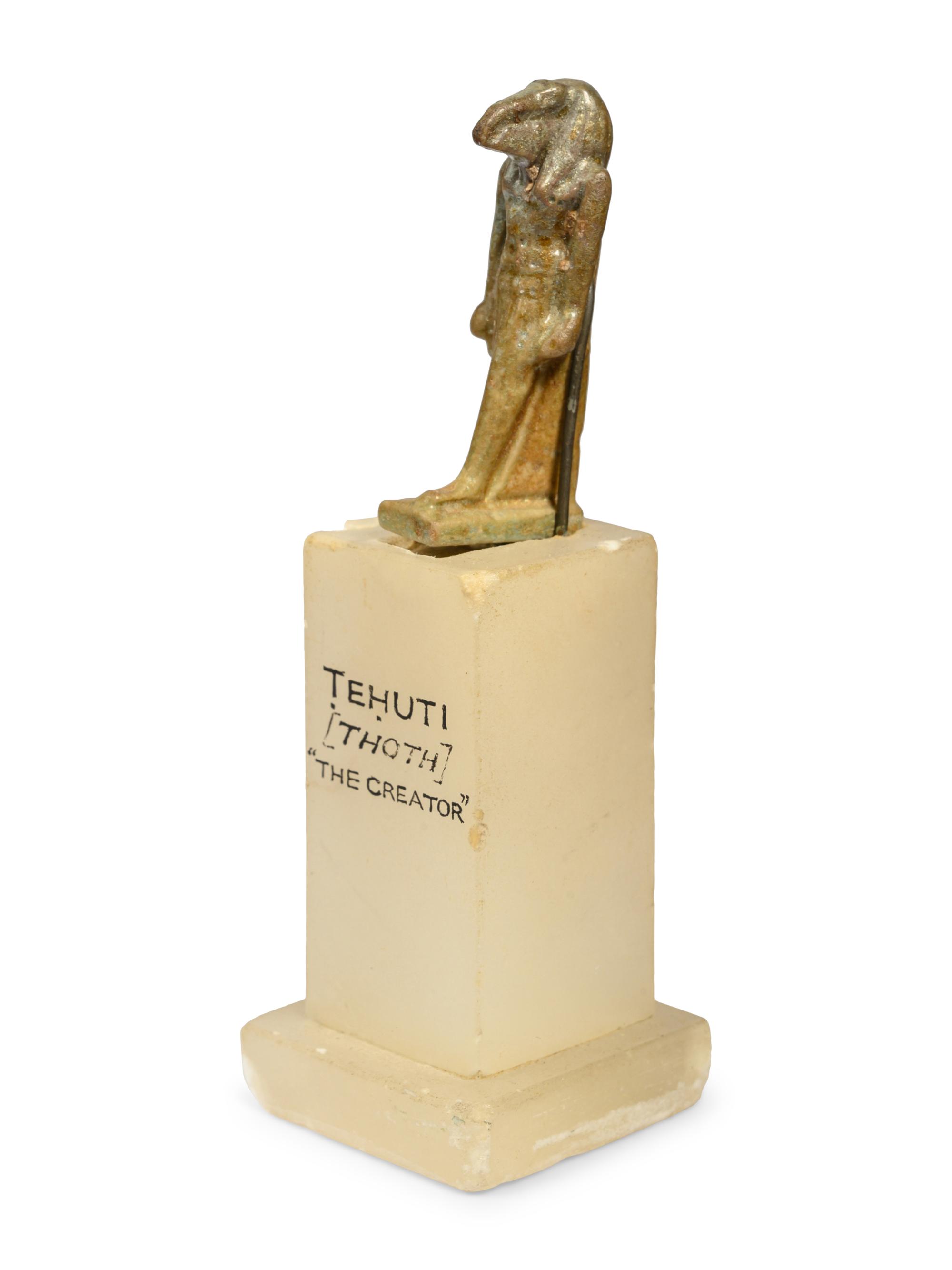 An Egyptian Faience Thoth
