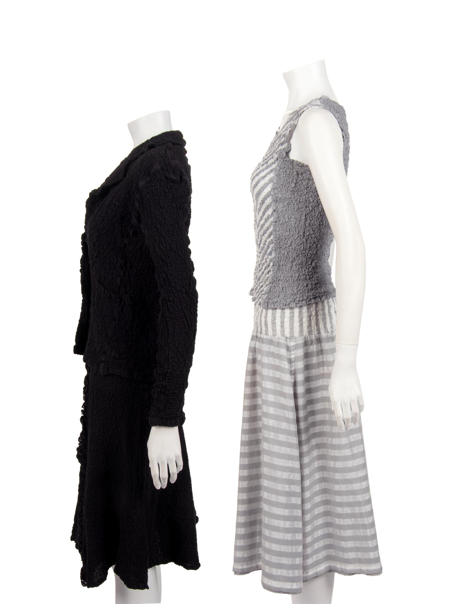 Two Issey Miyake Skirt Ensembles, 1990-2010