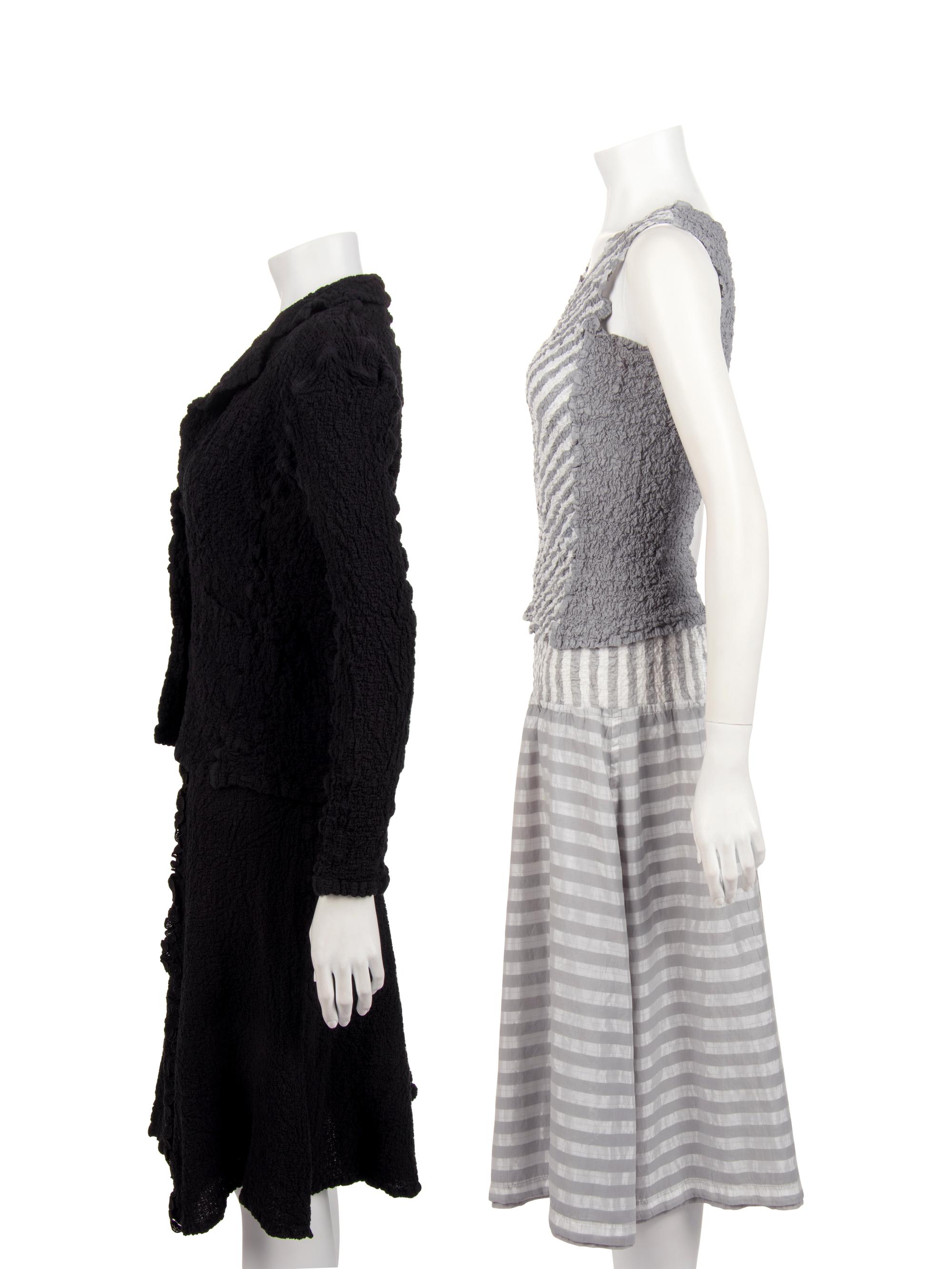 Two Issey Miyake Skirt Ensembles, 1990-2010