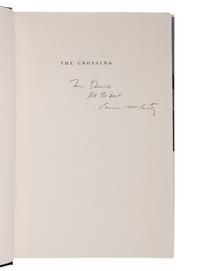 McCARTHY, Cormac (1933-2023). [The Border Trilogy:] All the Pretty Horses . -- The Crossing . -- Cities of the Plain . New York: Alfred A. Knopf, 1992-98.