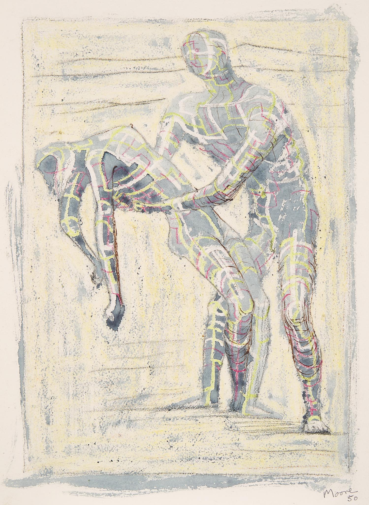 Study for the Death of Mira (Prométhée) , 1950