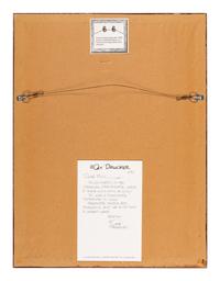 (Cartoon Art) DRUCKER, Mort (1929-2020). Original caricature painting of BILL ZWECKER.