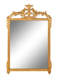 A Louis XVI Style Giltwood Mirror