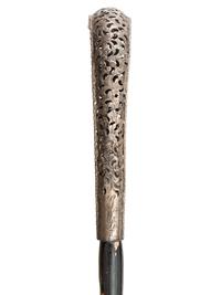 Two Parasols with Decorated Handles