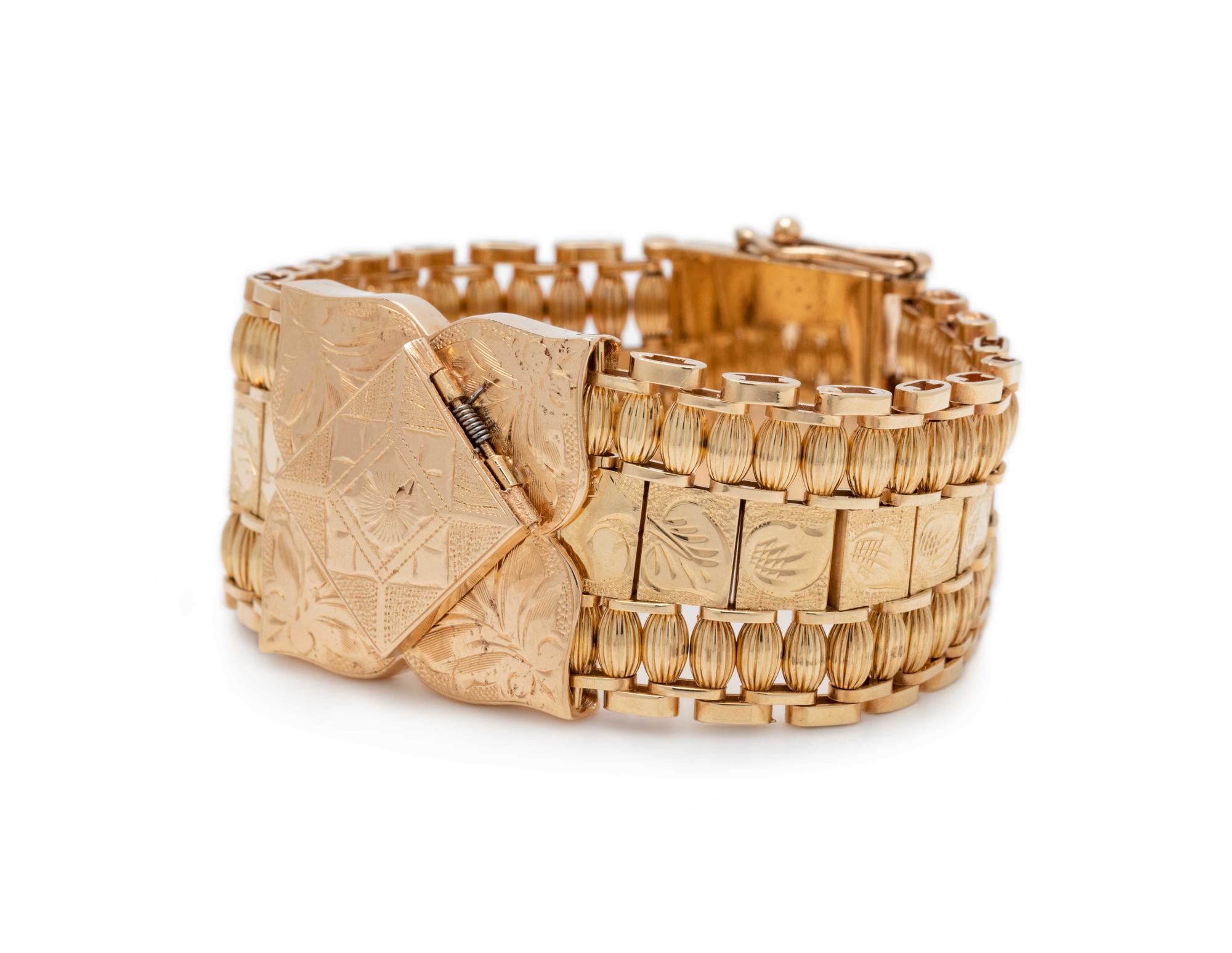 BARA, YELLOW GOLD SURPRISE WATCH