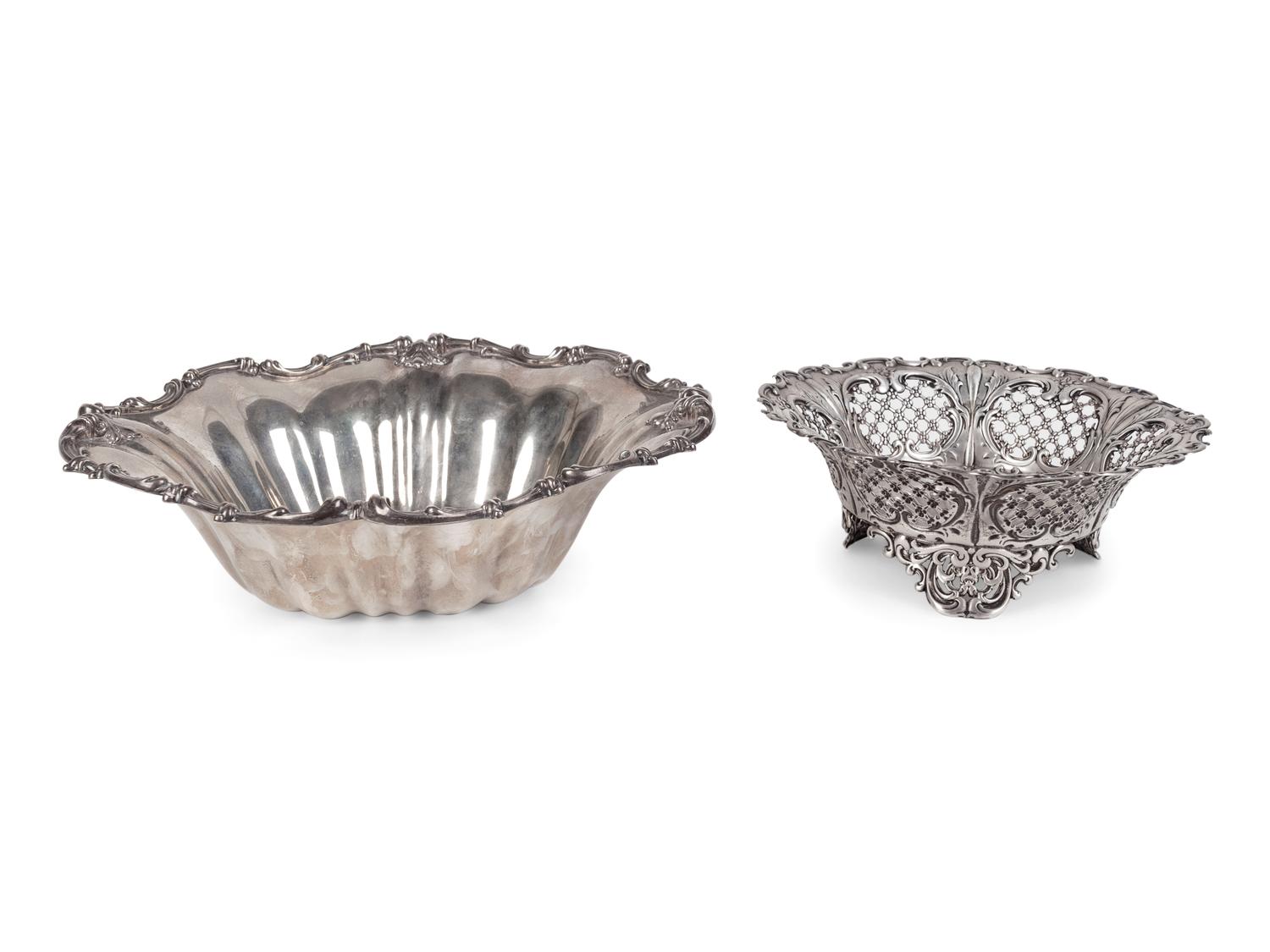 Two American Silver Bowls — FRANK WHITING AND WHITING MANUFACTURING COMPANY, 20TH CENTURY