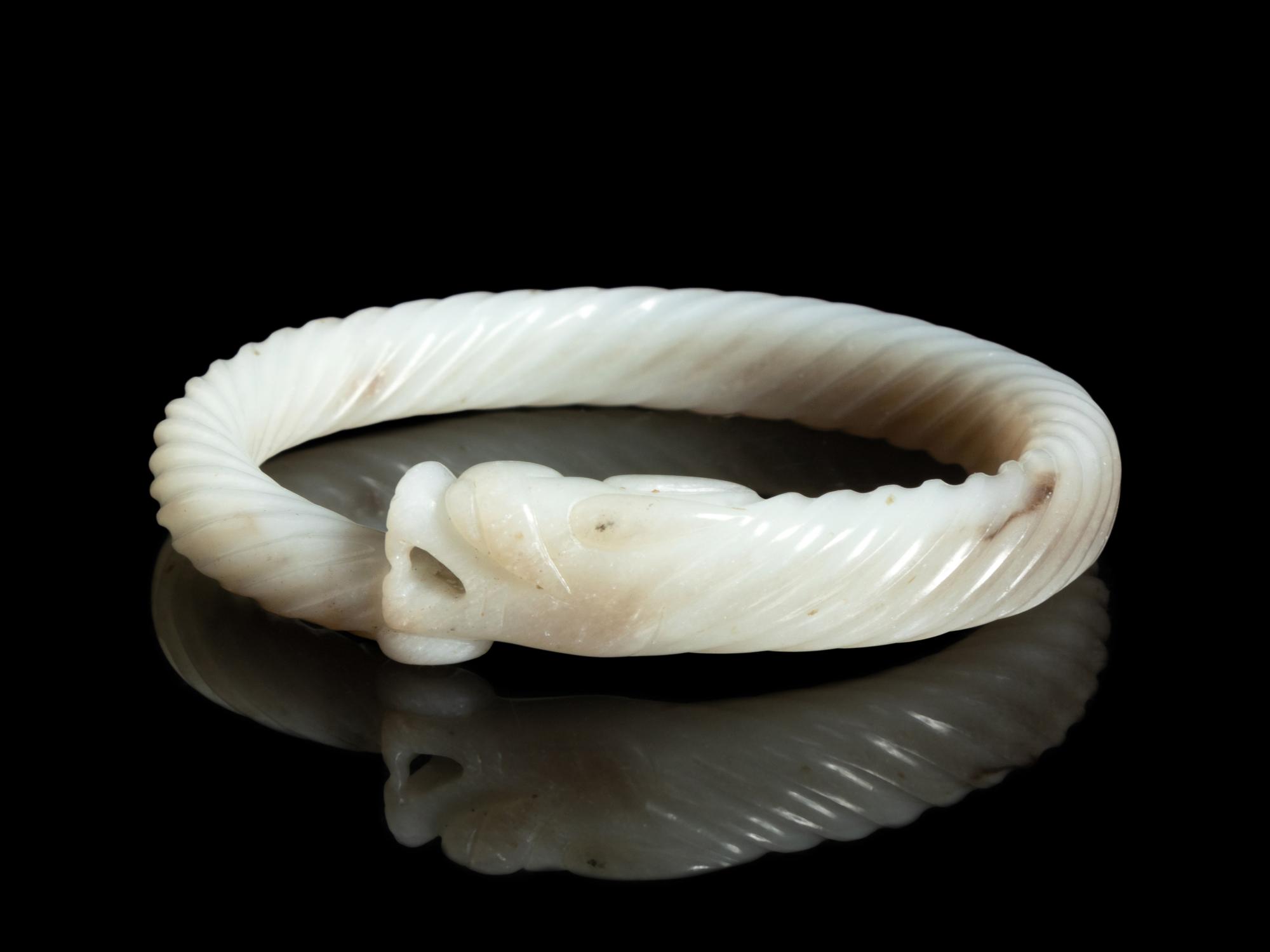 Two Pairs of Jade Bangles