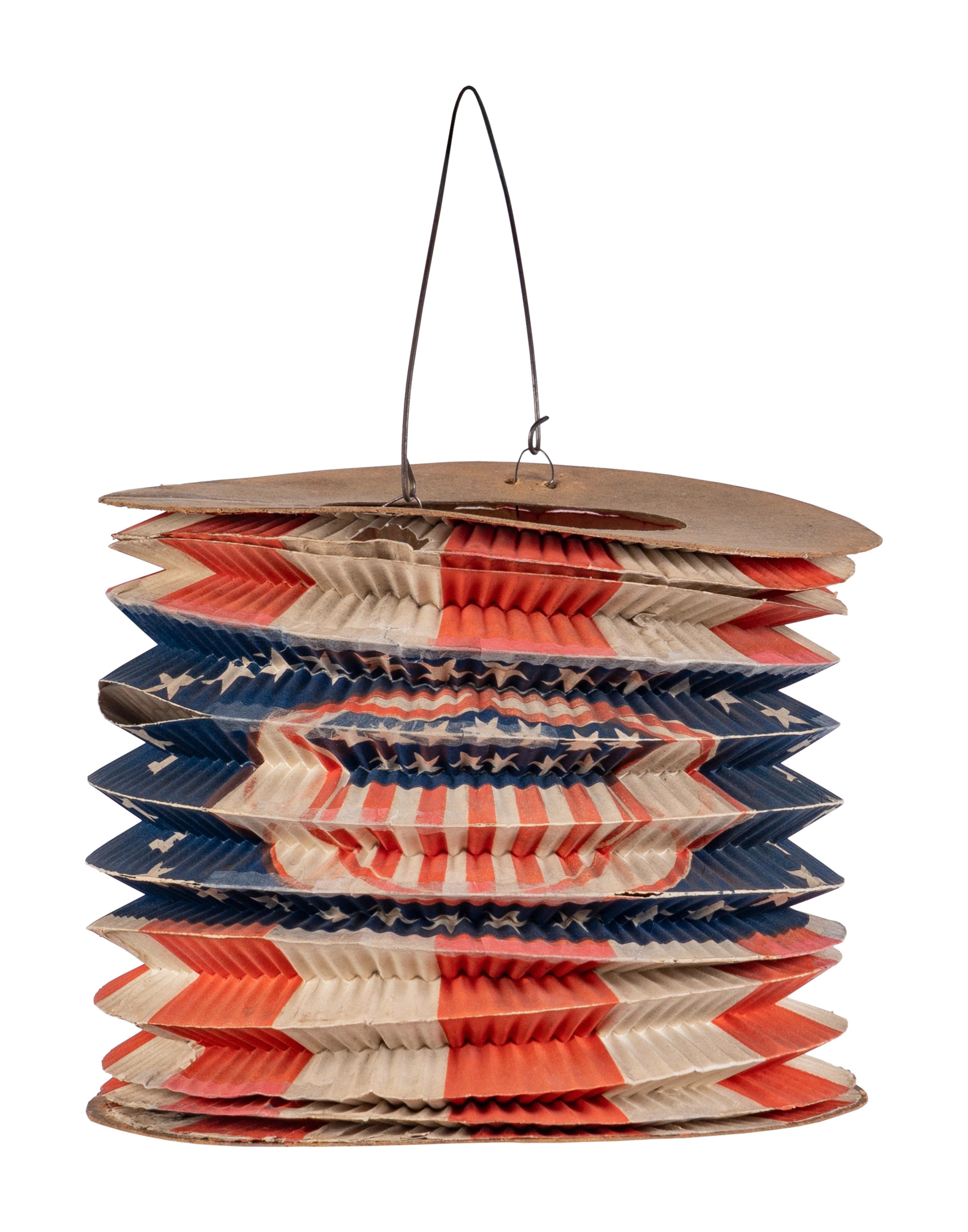 [LINCOLN-HAMLIN CAMPAIGN]. A "Union" campaign lantern, ca. 1860.