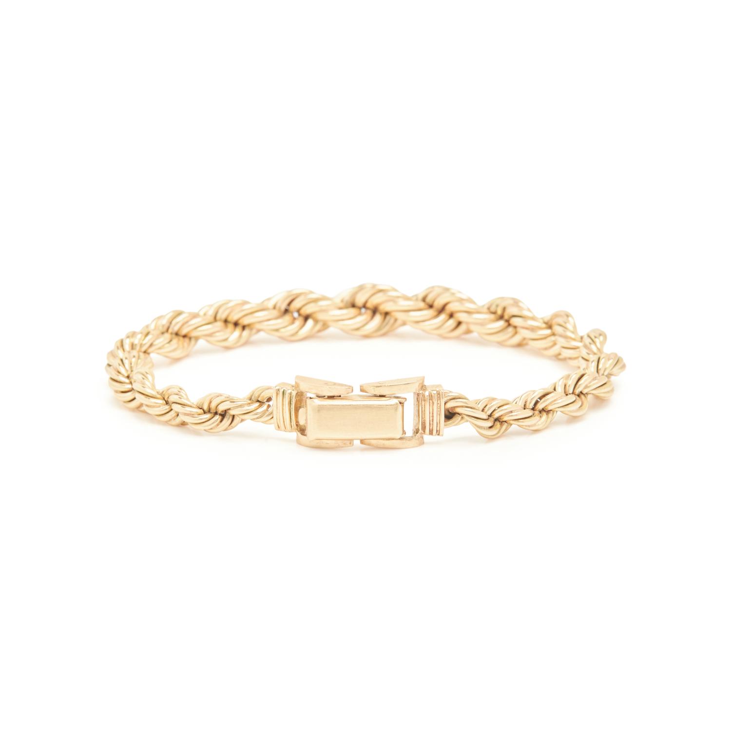 YELLOW GOLD BRACELET AND NECKLACE