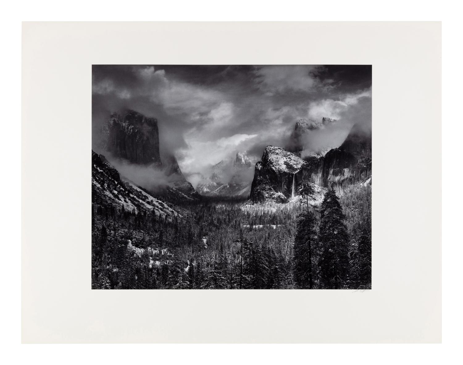 Ansel Adams (1902-1984) Clearing Winter Storm, Yosemite National Park, c. 1937