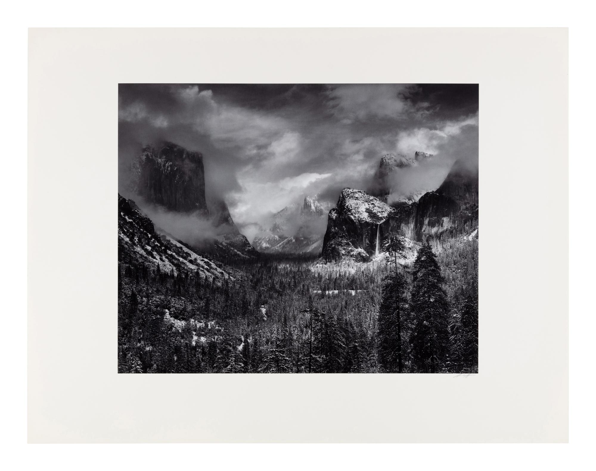 Ansel Adams (1902-1984) Clearing Winter Storm, Yosemite National Park, c. 1937