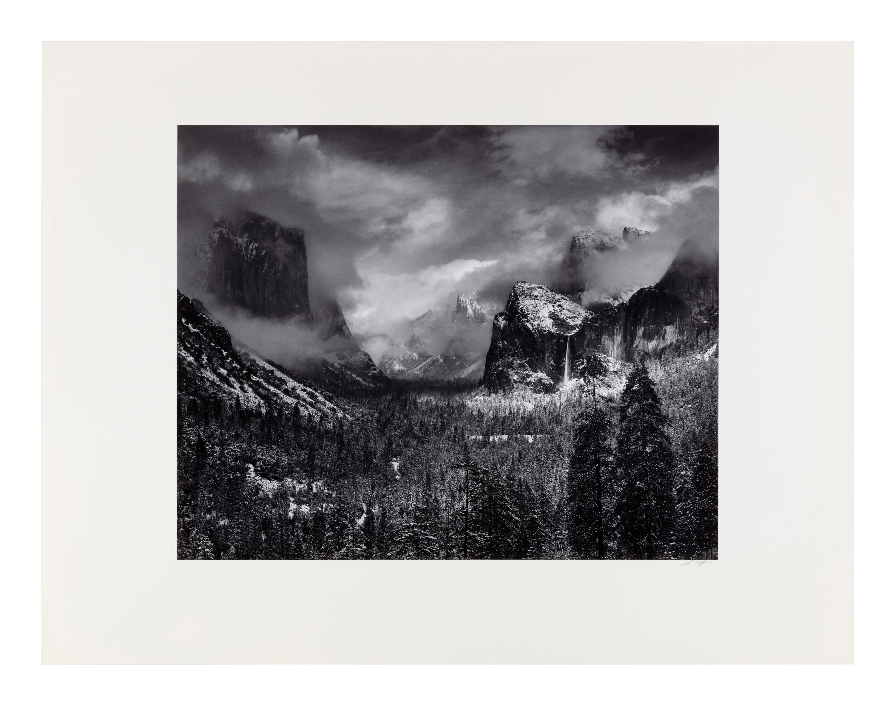 Ansel Adams (1902-1984) Clearing Winter Storm, Yosemite National Park, c. 1937