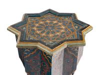 A Pair of Moroccan Painted Tables