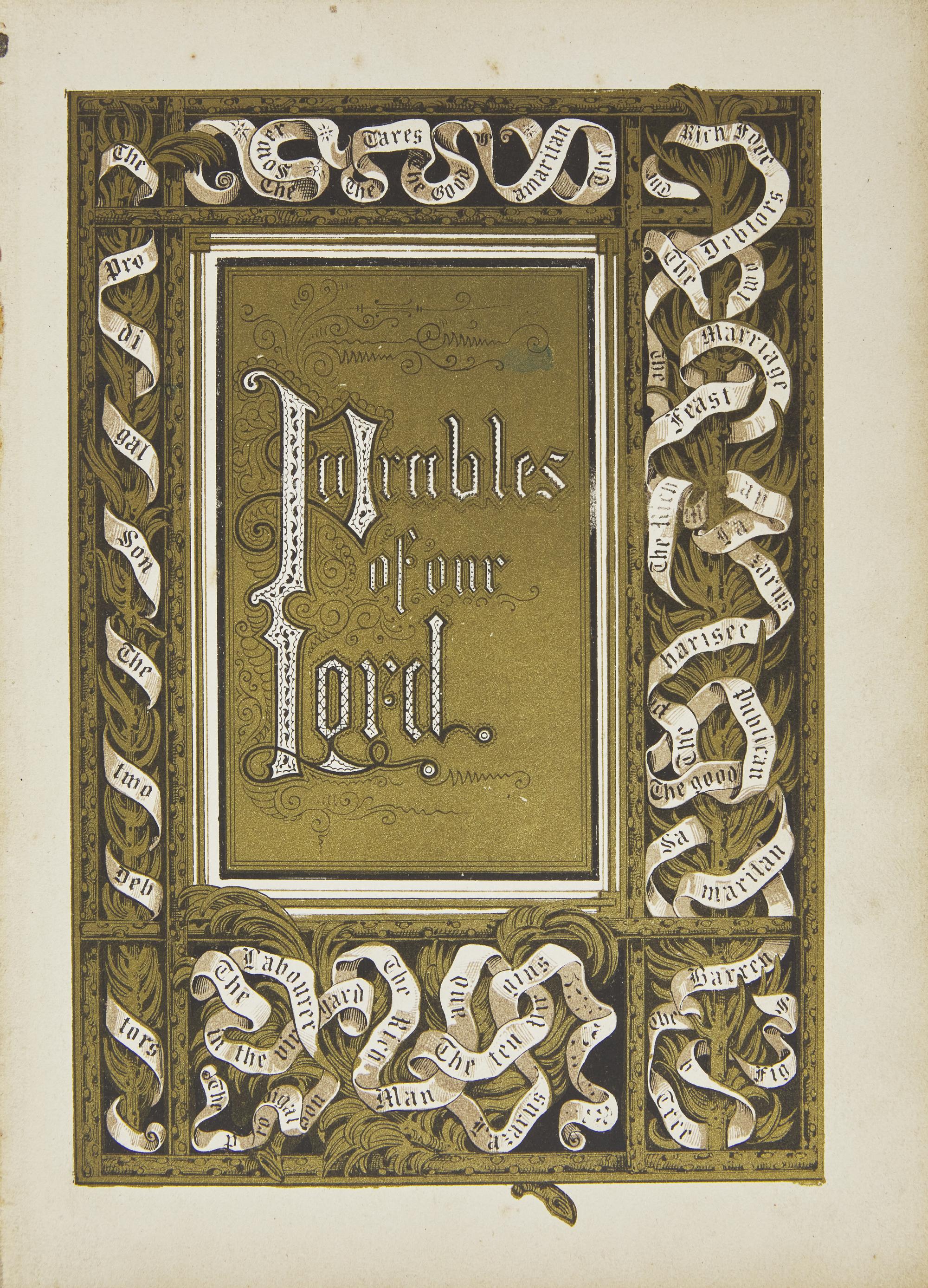 [Fine Bindings] (Humphreys, Noel). Parables of Our Lord
